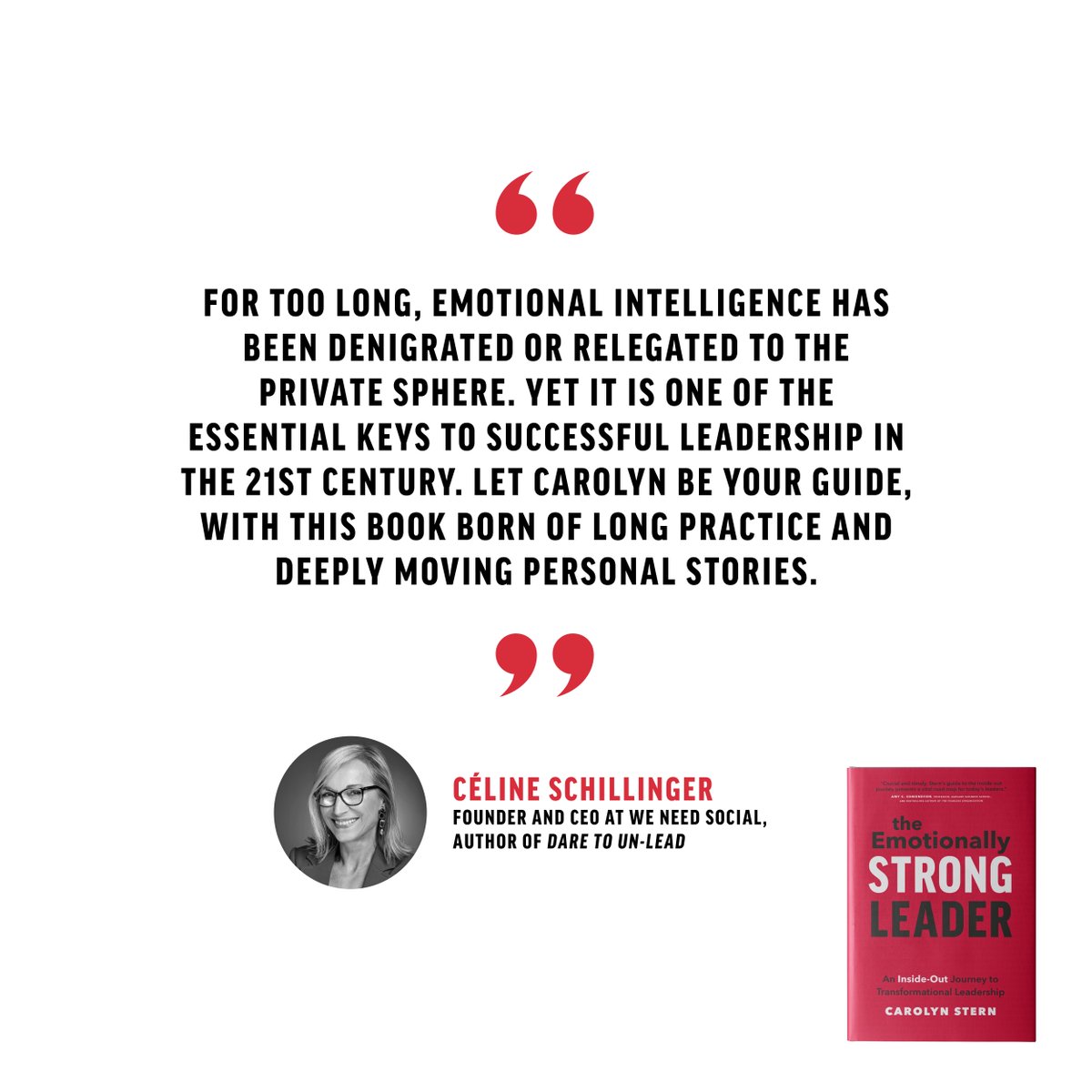 carolynstern's tweet photo. Wow, thank you, @CelineSchill! It's time for leaders to remove their corporate masks and show up as their true selves for an altogether more human workplace. #EmotionallyStrongLeader #InsideOutLeadership https://t.co/oF7jpW6k2E