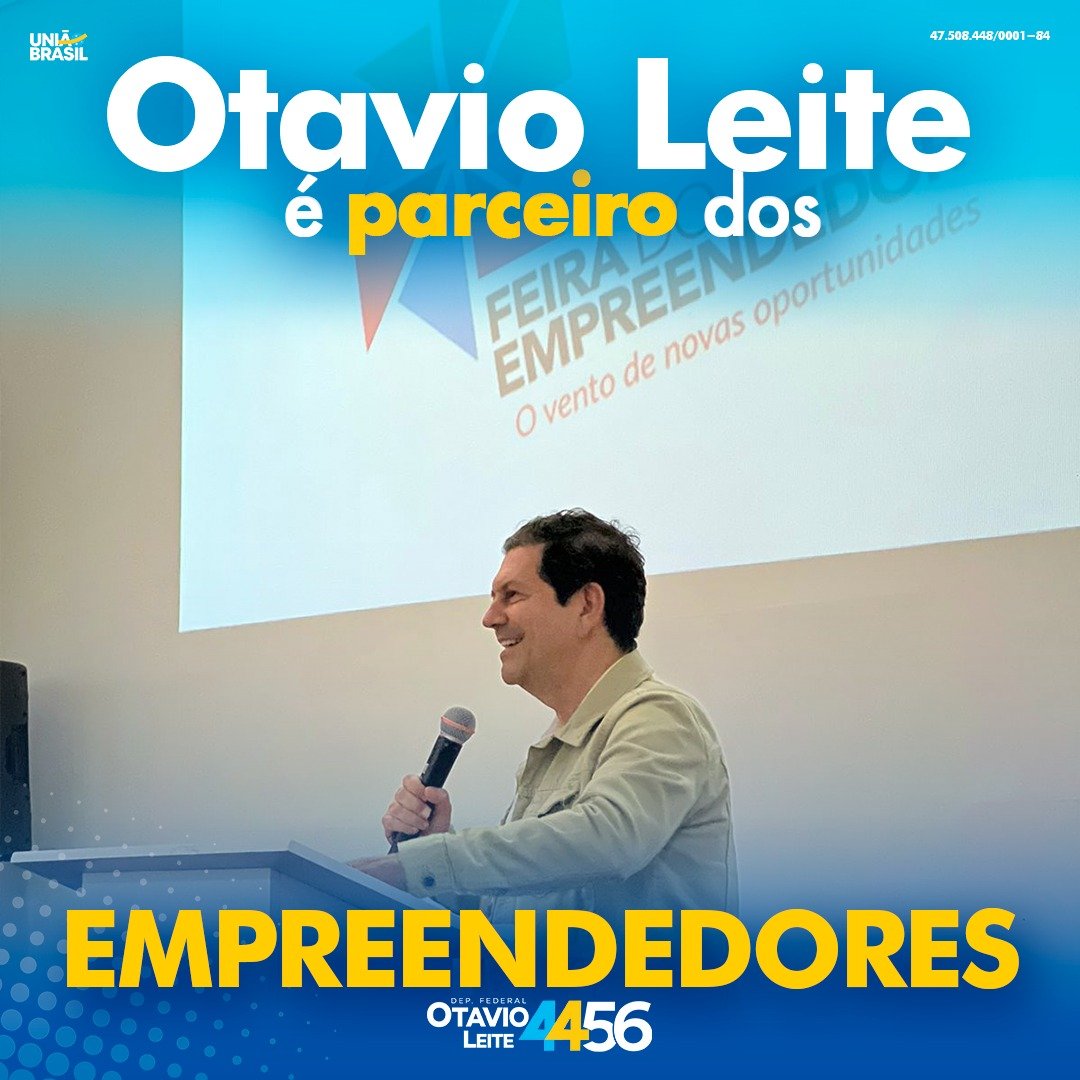 otavioleite's tweet photo. O empreendedorismo é uma atividade fundamental para o desenvolvimento econômico do país. Meu objetivo é termos mais crédito, menos impostos e menos burocracia. Consequentemente teremos mais empregos para a população. https://t.co/XZA8sxehpU