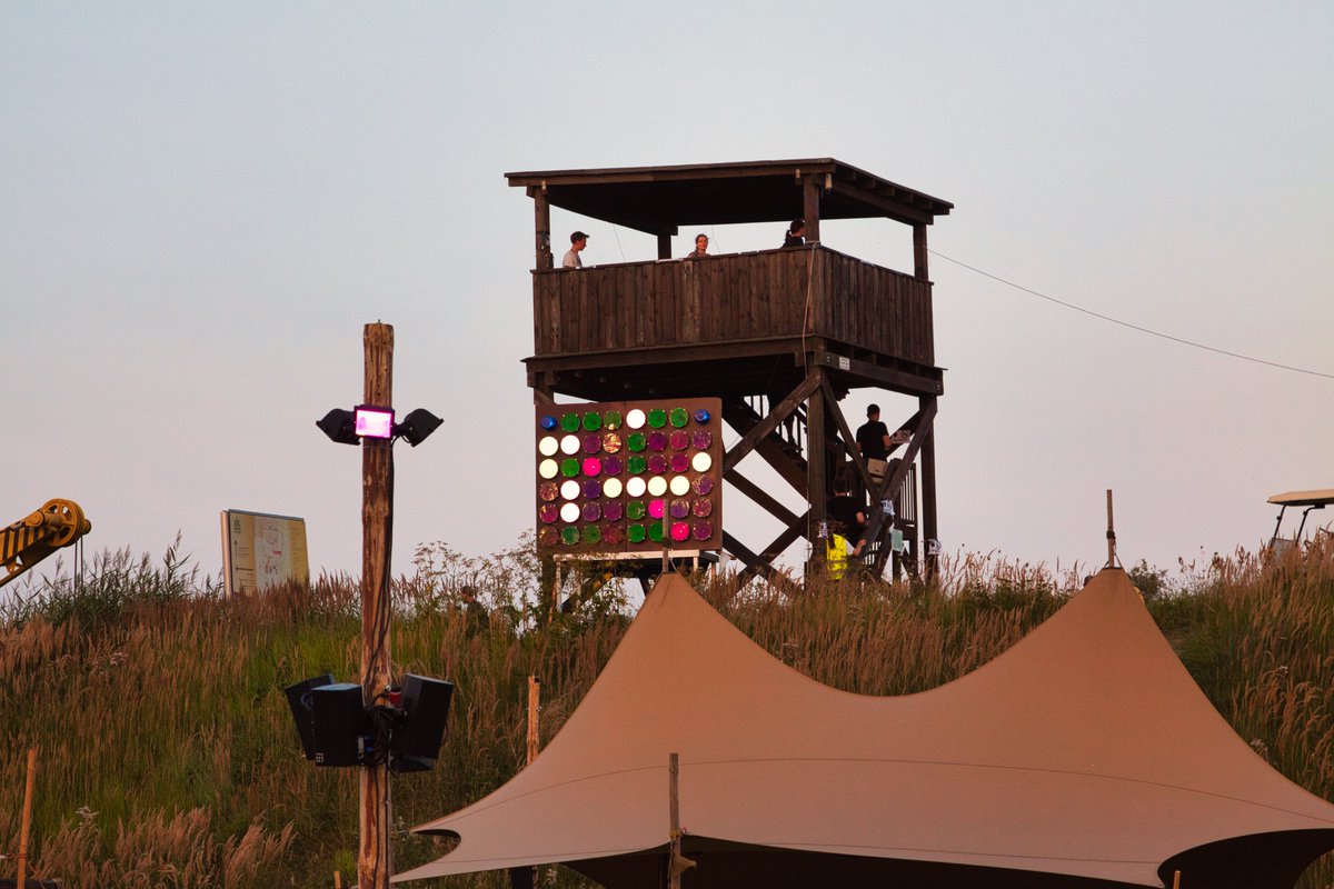 hackerpics4223's tweet photo. Chaos Communication Camp 2015 Platform #art #light #mildenberg #ziegeleipark #hackercamp #zehdenick #camplife https://t.co/EGjSyaRMpJ