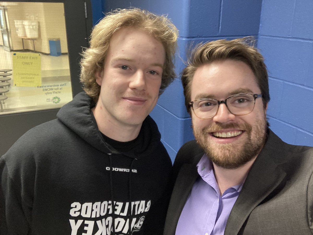 MartyMartyPxP1's tweet photo. Catch @theSJHL Dman of the Week, Wilson Steele in the 1st intermission of today’s @SJHL_NorthStars broadcast, as the Twin River Concrete Player Profile! ⭐️🔥

Steele reflects on the recognition, talks his 20 y/o szn, &amp; the Showcase ahead! Catch it all on https://t.co/4FuPPyWs0f! https://t.co/3JSc6kt7AH