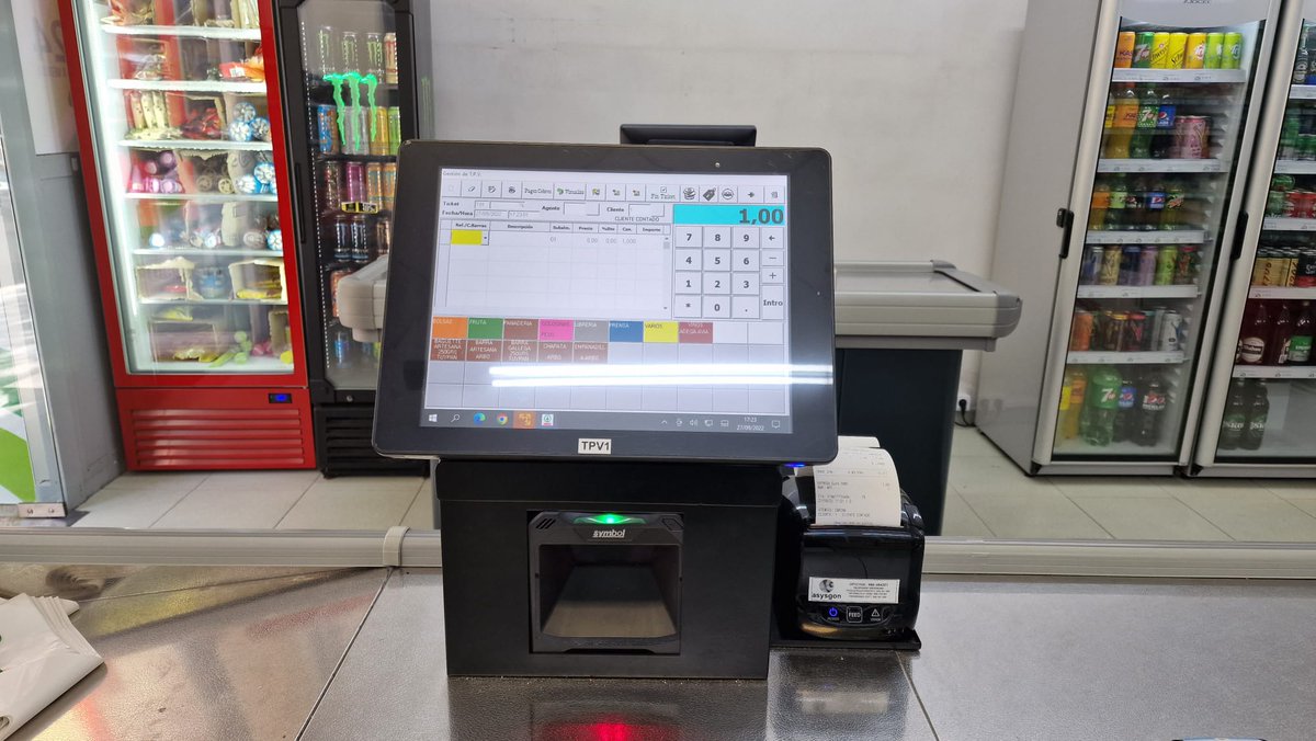 asysgon's tweet photo. Hoy os presentamos el Spar Express ubicado en la Calle Barcelona en Vigo. Agradecemos al franquiciado y al Grupo Cuevas por confiar una vez más en nosotros para ser su socio tecnológico en lo que a TPV y software de punto de venta se refiere. https://t.co/Ngrdai2XUW