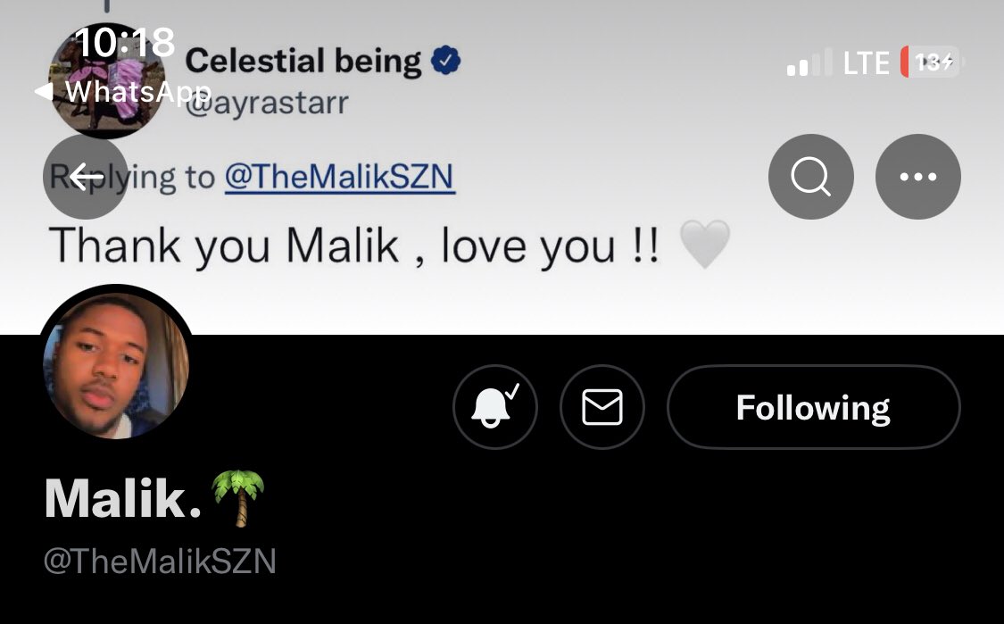 Small love you <a href="/TheMalikSZN/">Malik.🌴</a>  carry am put as cover to photo😂😂