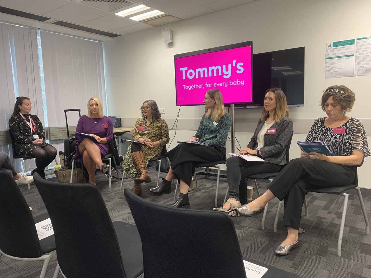 k_lengthorn's tweet photo. Thank you to everyone who attended   @tommys “Supporting employees through pregnancy and baby loss” event. It was informative and thought provoking and I hope everyone took something really useful away with them. With thanks to @TaylorRoseMW @AngelaCrawley30 #miscarriageleave https://t.co/mWH23aY7oj