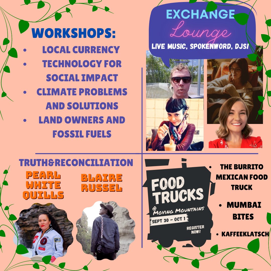 Moving Mountains is Alberta's community showcase, #climateconfluence
<a href="/thegent/">thegent</a>
@albertaecotrust
@calgaryclimatehub
@ucalgarysustain
<a href="/studentenergy/">Student Energy</a>
<a href="/cityofcalgary/">City of Calgary</a>
Register Here: 
moving-mountains.ca

#climateconfluence #movingmountains #albertaecotrust #healthyecosystem #yyc