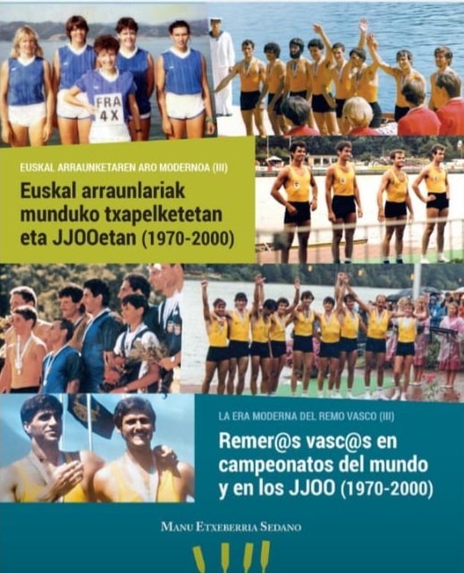 manu etxeberria s. (@manuetxebe) on Twitter photo Ostegunean aurkezpena  Bilbon, Elkar Poza kaleko liburudendan, 18:30tan.
Joan ala ez, liburua irakur dezazuen nahi nuke, gure arraunaren zati garrantzitsu bat baita. Munduan, elitean, euskaldunak ibili ginenekoa. Ostegunean aurkezpena  Bilbon, Elkar Poza kaleko liburudendan, 18:30tan.
Joan ala ez, liburua irakur dezazuen nahi nuke, gure arraunaren zati garrantzitsu bat baita. Munduan, elitean, euskaldunak ibili ginenekoa.