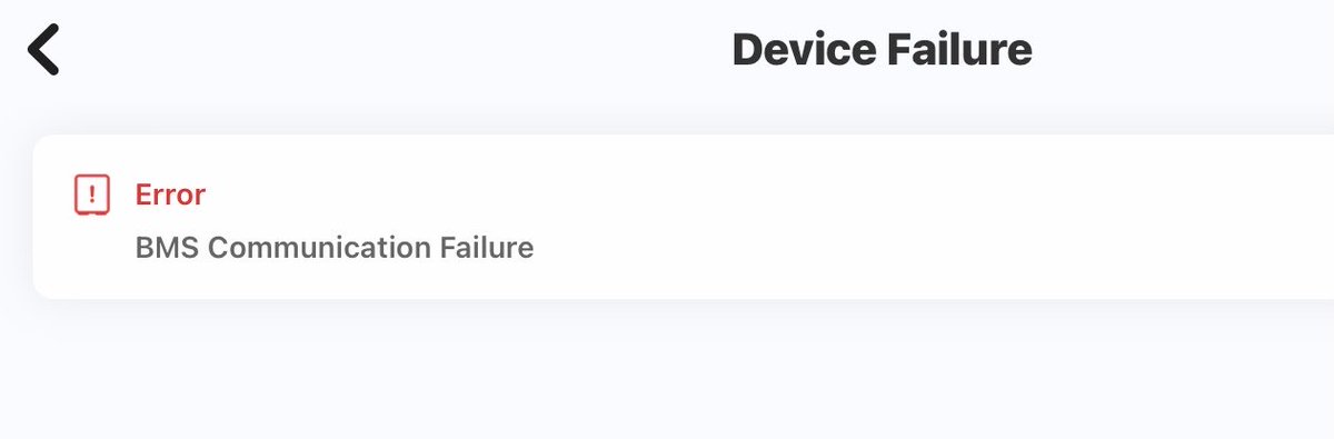 chris_muetze's tweet photo. ⁦@bluetti_inc⁩ my brand new EB3A powerstation refuses to charge through AC or DC &amp; the app throws these error messages (aka it is bricked). I tried contacting your service team through the app, website etc - unsuccessfully.  Any suggestions how I can move forward from here? https://t.co/5cGzUqpIqi