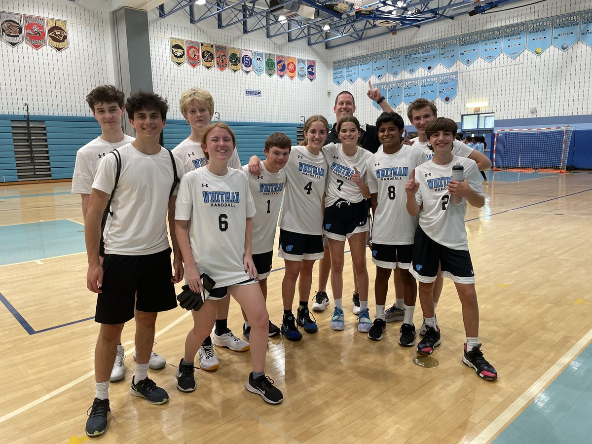 WWHSBocceFans's tweet photo. Whitman Handball heads north to Clarksburg and comes home with a season-opening 21-16 victory… https://t.co/wn4QDPfuiq