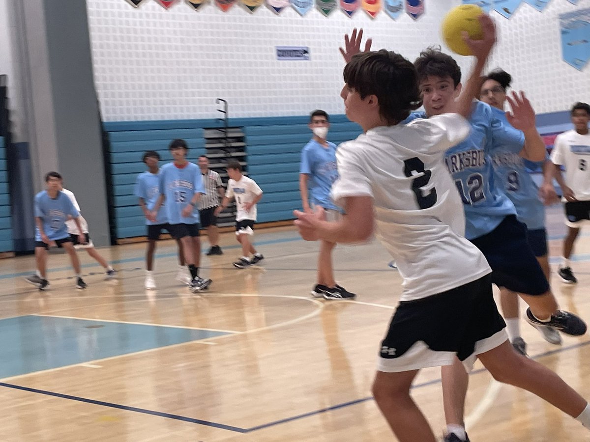 WWHSBocceFans's tweet photo. … the Vikings charged out to a big first-half lead. Clarksburg closed to within three goals in the second half. But Whitman held strong. 

Next game: Thursday at home vs. Wootton. Come support the Vikes! https://t.co/kdCz61msU4