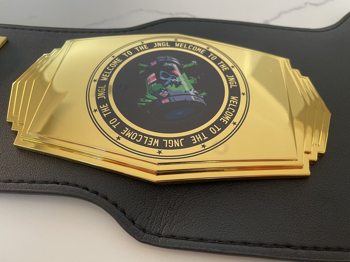 527hats's tweet photo. Winner of the inaugural @PrimatesSports Fantasy Football League will win this 6 pound championship belt as well as SOL &amp; other things 😉. Lots of fun stuff planned…World Cup, Fight Nights, March Madness. Tons of free community-driven utility within the #JNGL @Primatesnft https://t.co/4LMC8PkDih