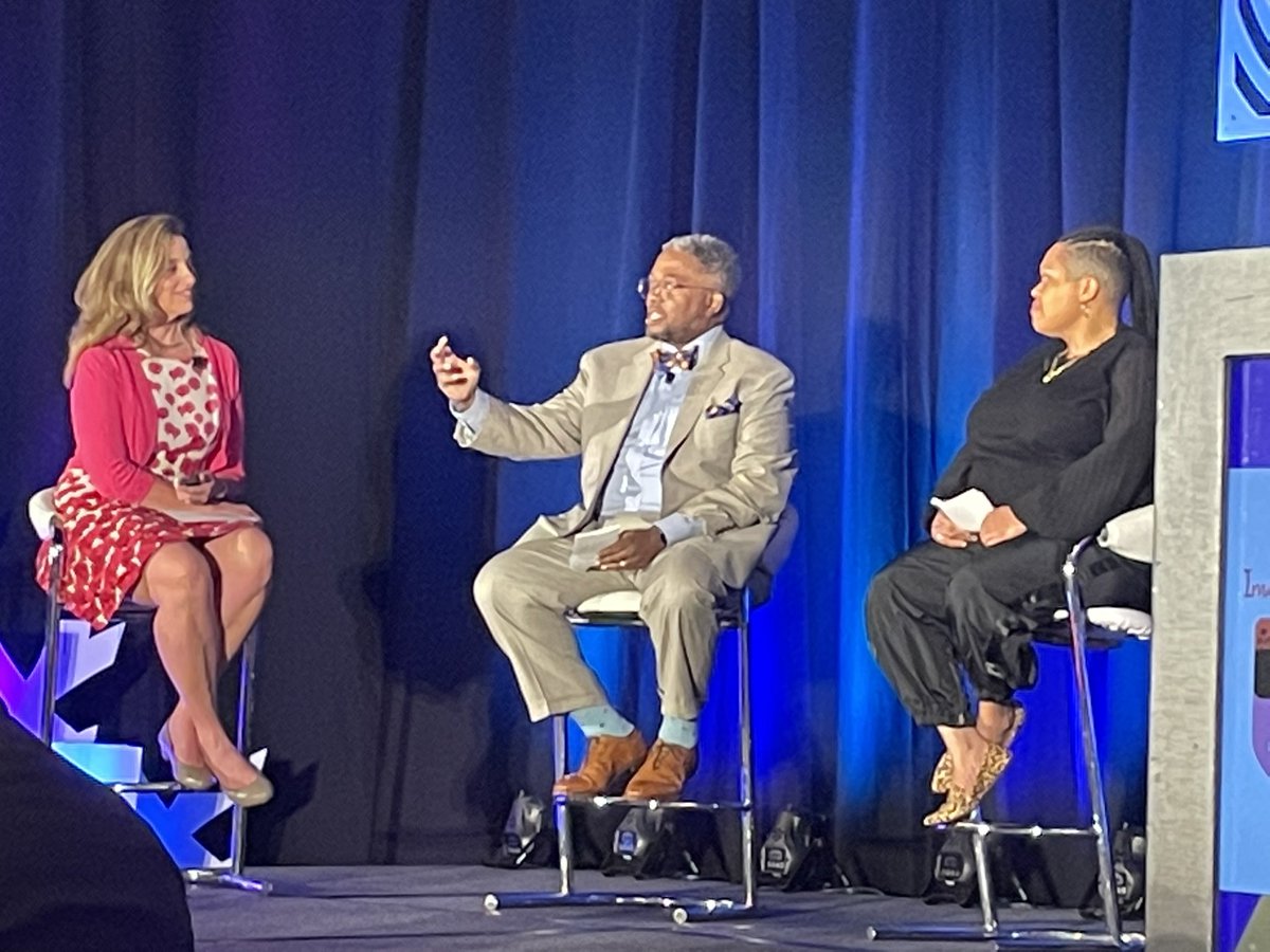 musicmathmom's tweet photo. Thankful for the love shown for our stories! Folks are hungry for counternarratives that center their students in mathematical spaces #NCSM2022 #texasinstruments #johnstaley #nwea #plantingseeds https://t.co/StXiIJNwbI