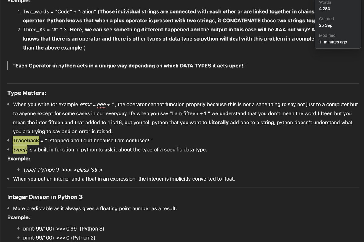 Finished all my #python documentation for today!🐍
#CodeNewbies #100DaysOfCode 🎉