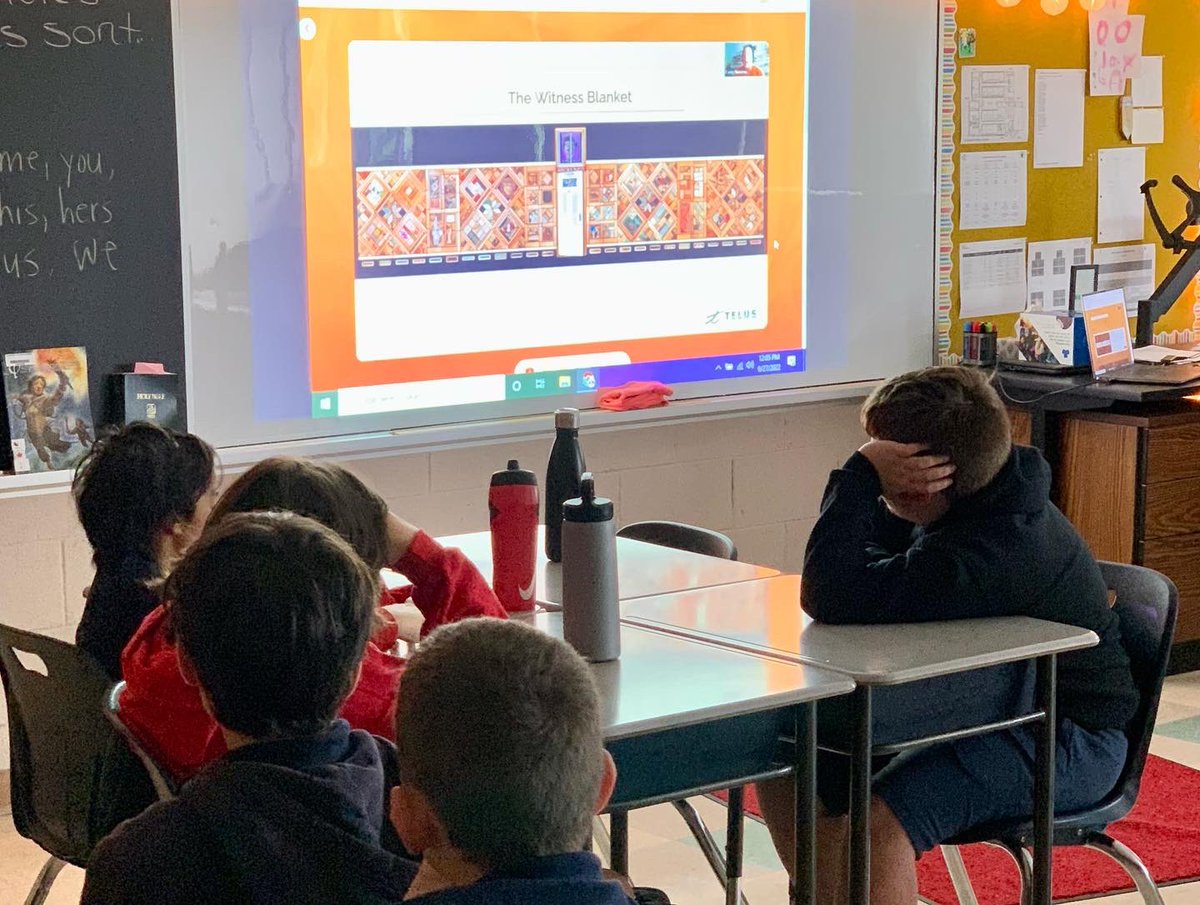 missperrottaa's tweet photo. Truth and Reconciliation Week! Thank you to the National Centre of Truth and Reconciliation for sharing your stories! Today, we learned about the Digital Witness Blanket. @niagaracatholic @KuskaKnights #truthandreconciliationweek https://t.co/47gJu4pWUe