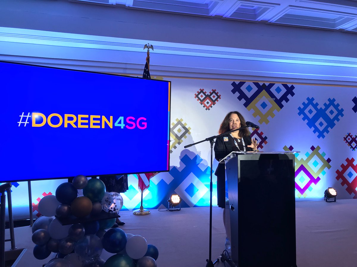 pascaletweets2's tweet image. Fantastic evening with delegates from around the world joining @DoreenBogdan @State_E  @DepSecGraves @AmbBarksRuggles and @USITUA chair Jennifer Warren! Proud to have @TMobile and fellow @USITUA industry members support the U.S. reception in honor of the @ITU  #PP-22 #Doreen4SG