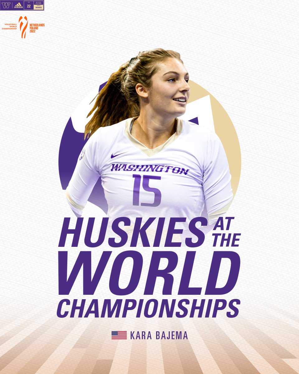 UWVolleyball's tweet photo. From Washington to the World 🌍

Kara Bajema and Jennifer Nogueras are each currently playing for the USA and Puerto Rico, respectively, at the FIVB World Championships. 🇺🇸🇵🇷

The Championships run thru Oct. 15 in Netherlands and Poland: https://t.co/NzOvKJUZQz

#PointHuskies https://t.co/2huP4fgolE