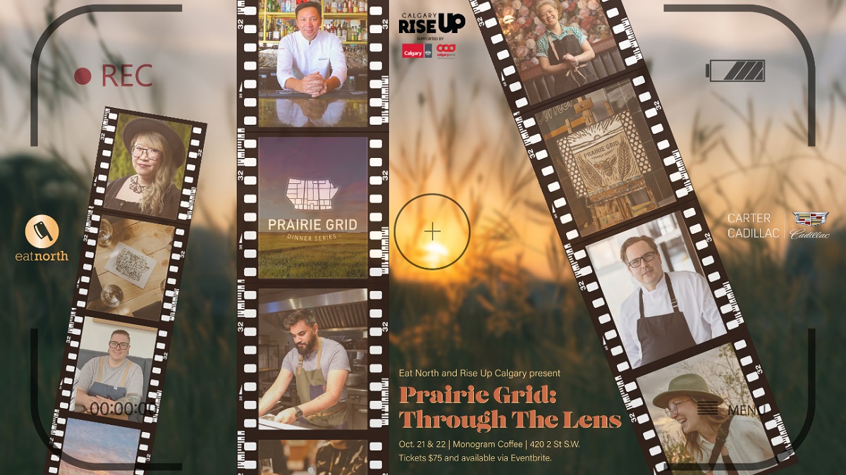 We are SO THRILLED to announce that our #PrairieGrid Dinner Series is making a return this fall in #YYC! 

From creative culinary collaborations between amazing Alberta chefs to food films, local artwork, live music &amp; much more, we CAN'T WAIT for Oct 21! 

eatnorth.com/eat-north/prai…