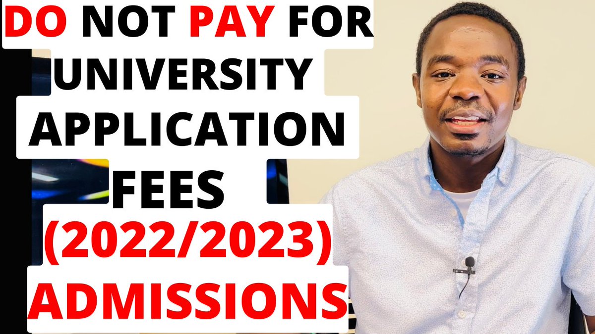 MrPhr3d's tweet photo. You don't have to pay College/University application fees to study abroad. Watch this @YouTube video instead;
https://t.co/bSnJZxhk7K https://t.co/E52T4kJQy7