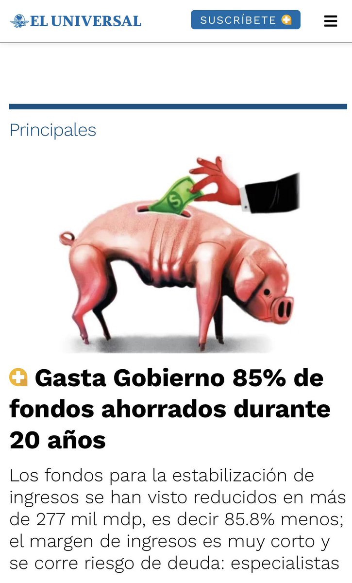 Los “honestos “ se gastaron en menos de 6 años lo que los “neoliberales que tanto robaron” crearon durante 20 años.