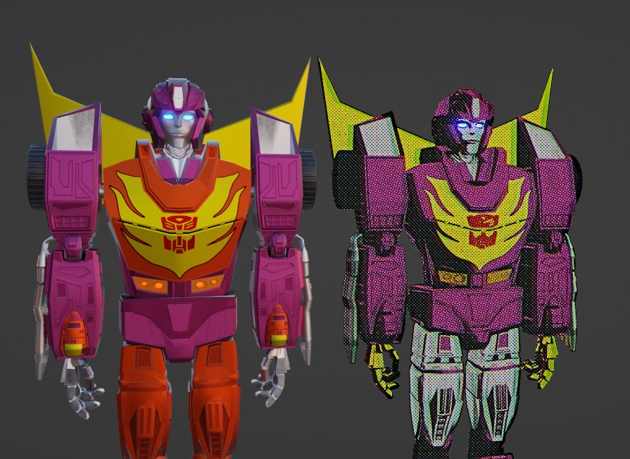 jamman217's tweet photo. Toon vs Marvel. Only one survives.
#maccadam #transformers #transformers3d #g1hotrod #rodimus #regenerationone https://t.co/C5TGi9Yt7I