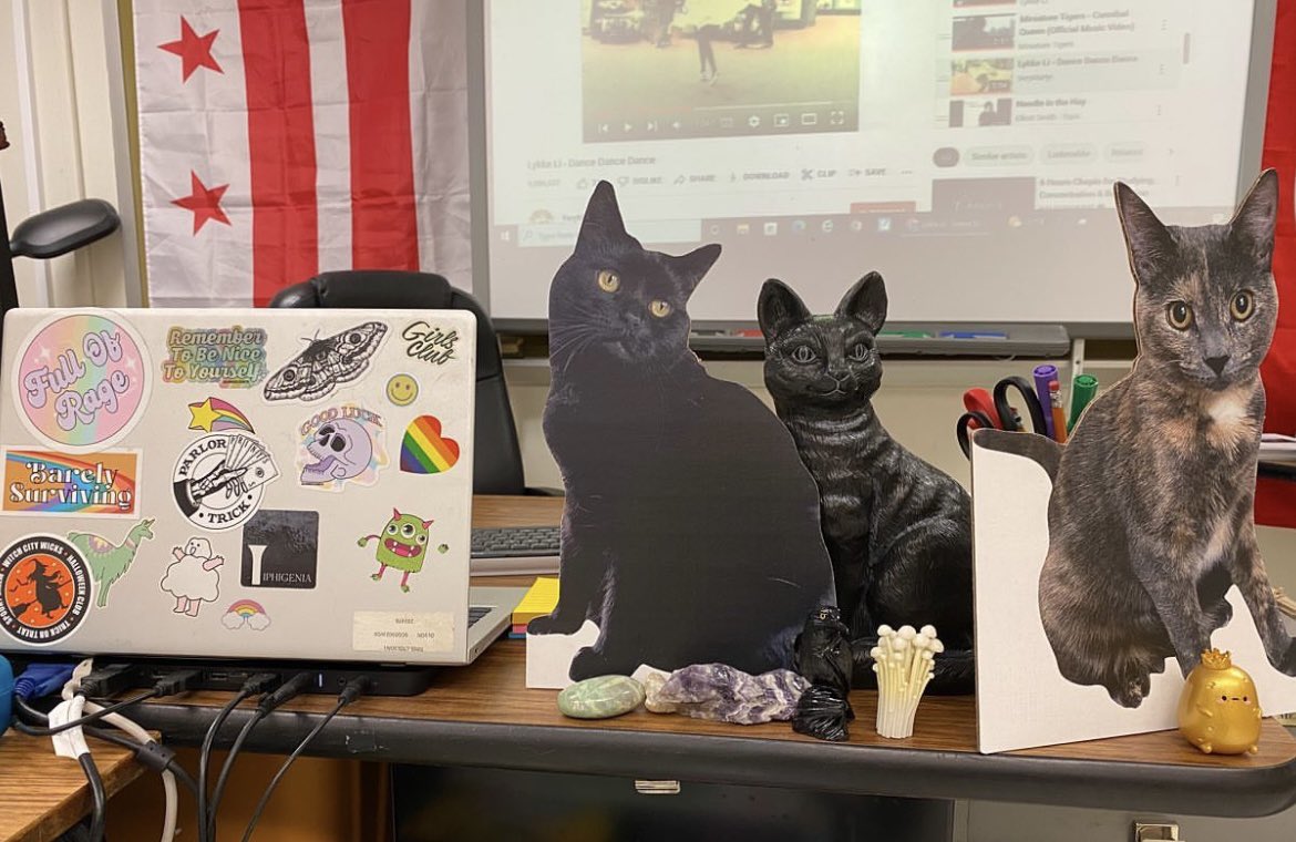 Some visitors joined Mr. Olson’s class today. They might be taking up residence for a while…