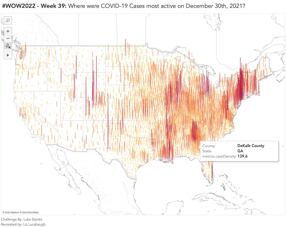 DataVizLiz's tweet image. Taking a look back at where COVID-19 cases were most active on December 30th, 2021 #WOW2022 #TableauData
Thank you for the brain buster @LukeStanke @_Lorna_Brown @_hughej @YetterDataViz @HipsterVizNinja