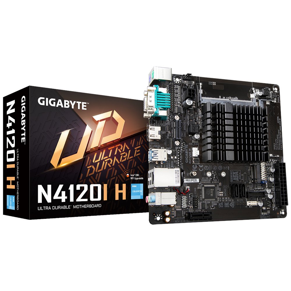 FanlessTech on Twitter "GIGABYTE N4120I H lowpower motherboard