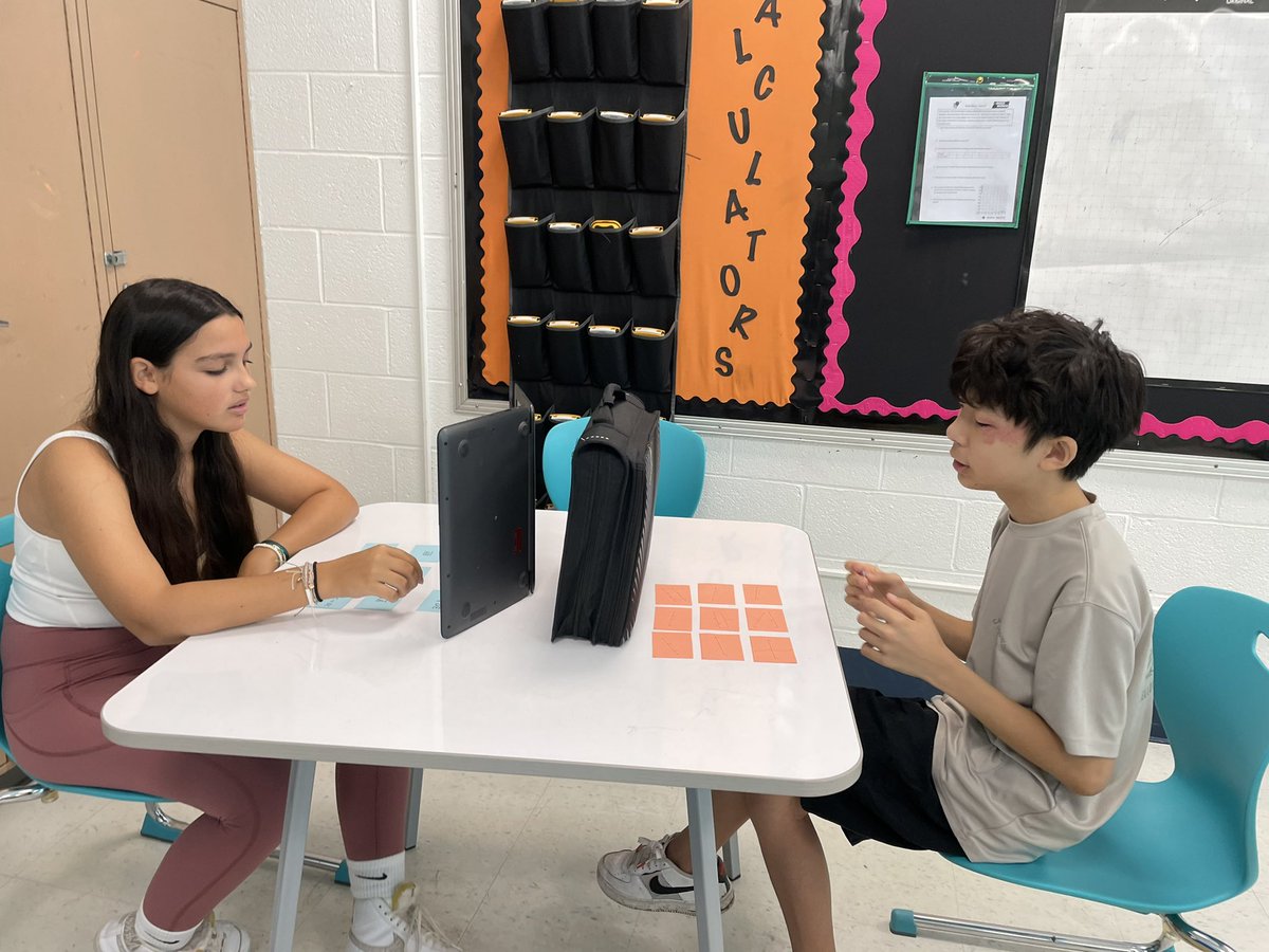 KAstroskyESMS's tweet photo. Match Mine - asking specific questions using math vocabulary to create identical representations - did they do it?!? #relationshipsmatter #GeometryFamily #gamifymath #theydidit @MrsCEastShore @MrGenovaESMS https://t.co/2TYlS2iVlu