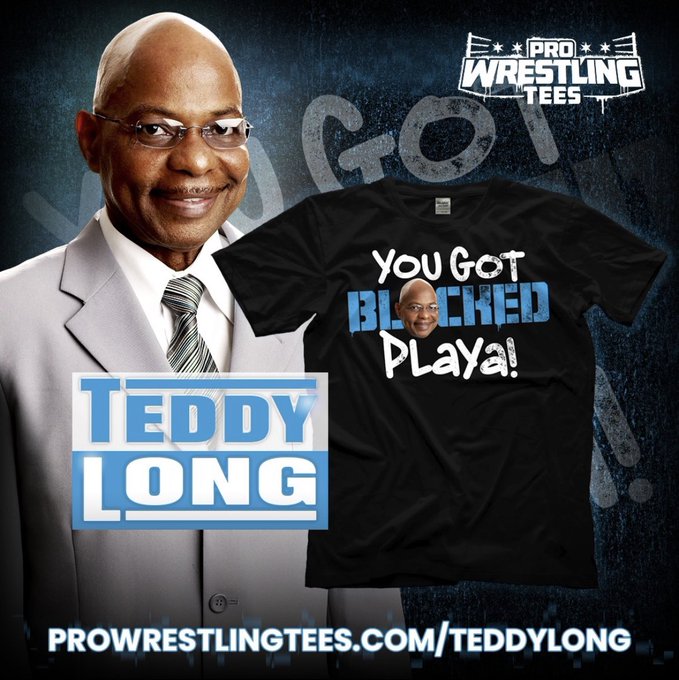 Fightful's tweet photo. Teddy Long is a smart businessman 😂😂😂😂 https://t.co/jHmA2fvkfP