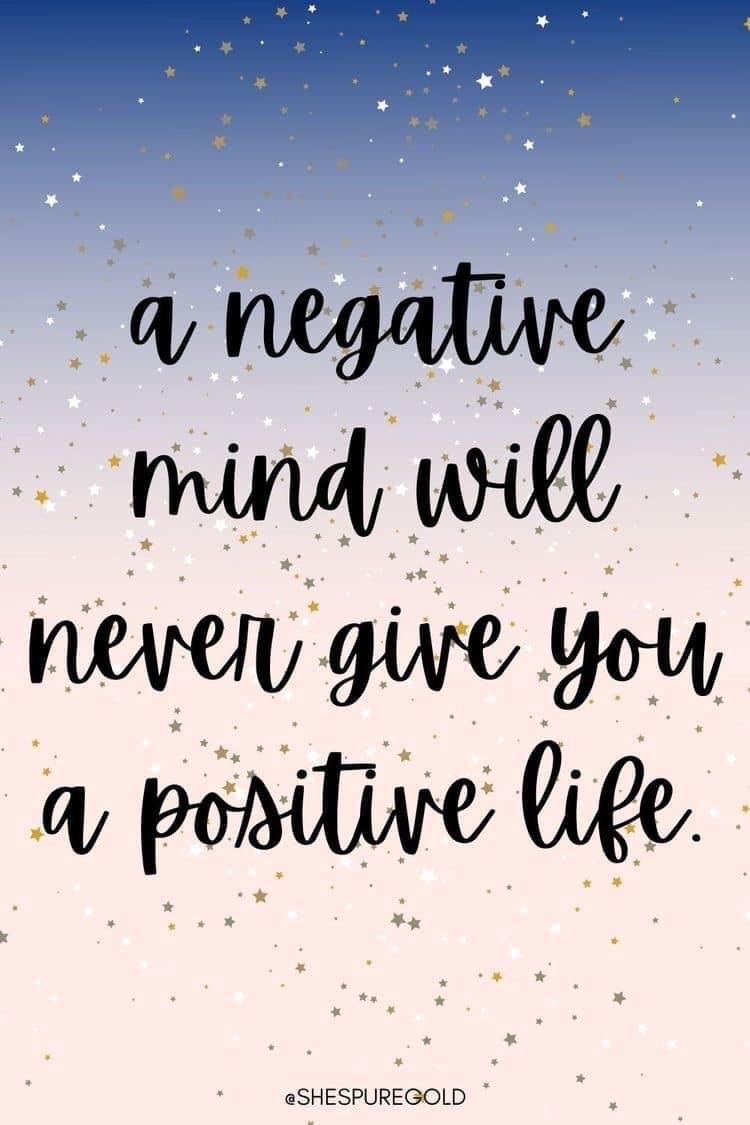 thirdyrom's tweet photo. Day 19
[09/28/22, 6:06am]

“A negative mind will never give you a positive life”

#21dayspositivitychallenge #day19 https://t.co/6n2sVFziFU