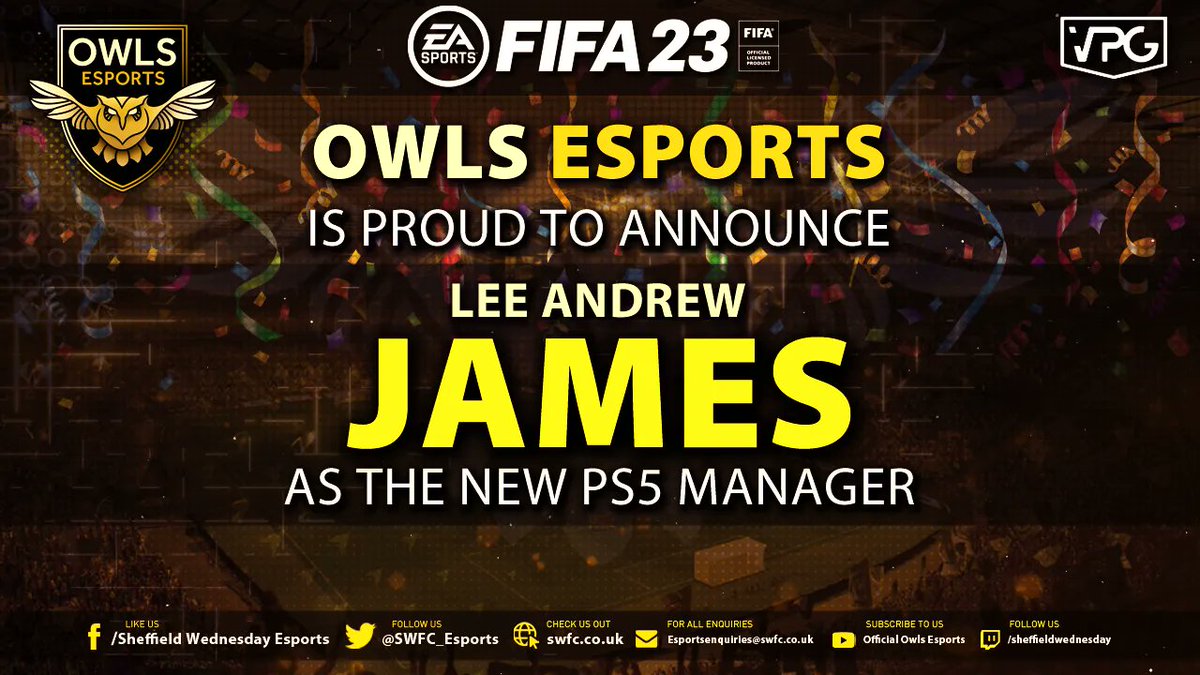 OWLSEsportsX's tweet image. Welcome to @Lee_A_James2020 who has signed on from @LeytonOrientES and will be our PS5 manager for the upcoming @OfficialVPG season!

Lee will be hard at work trialling players over coming weeks so if you own a PS5 and want to be involved!
Reachout via esportsenquiries@swfc.co.uk
