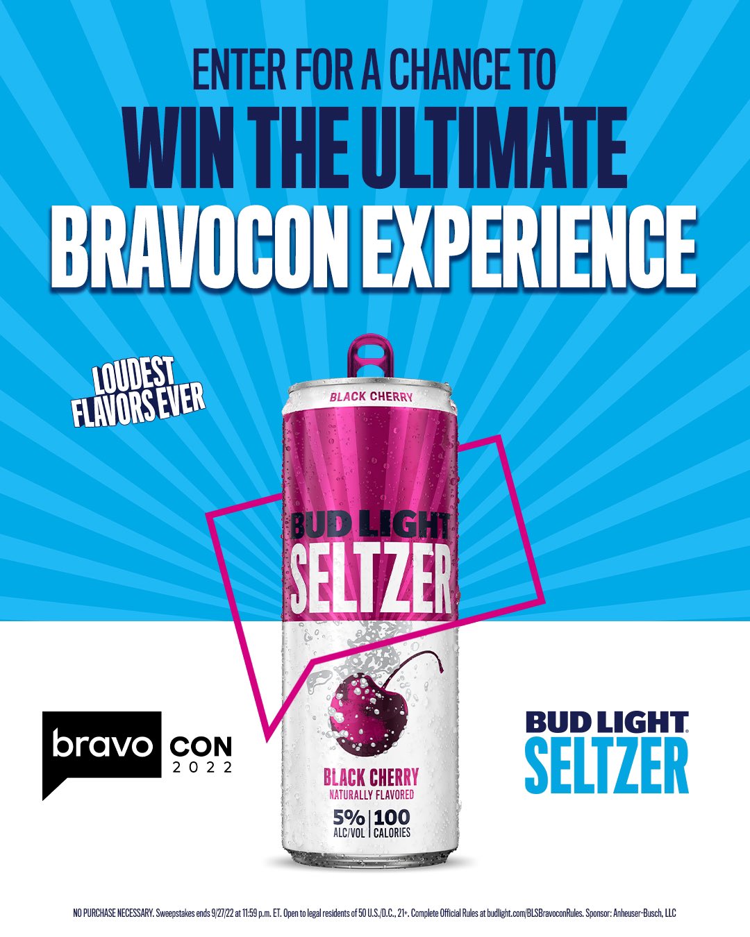 Bud Light on Twitter "Last day to win 2 BravoCon VIP Tickets! Follow