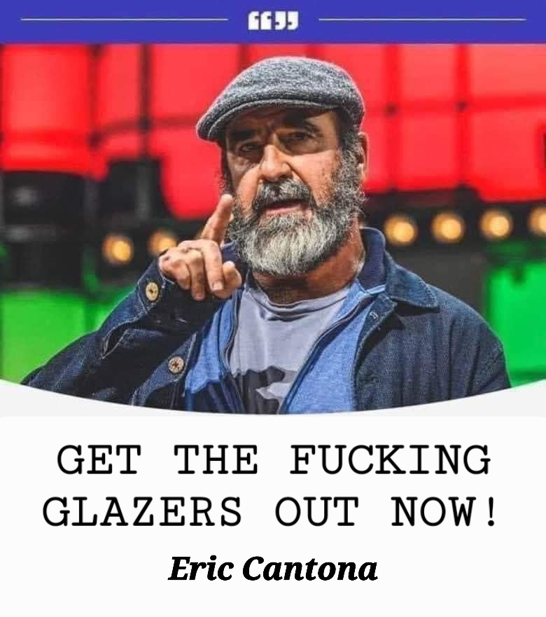 Best do as the king says.

#GlazersOut