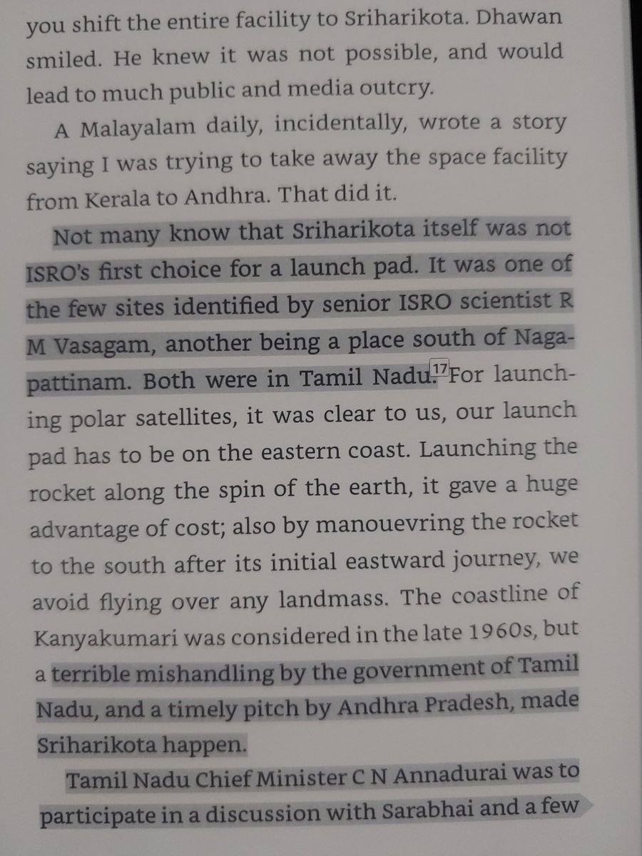 KrishChicago's tweet photo. புக்கு வெச்சி சுடலையின் விக்கு கழட்டு சீசனில் அடுத்த புக் ISRO's #NambiNarayanan in his book #ReadyToFire says how Tamilnadu (original choice) for rocket launch, lost out to #Sriharikota
Annadurai's then #திராவிடமாடல் minister #VikramSarabhai கிட்ட நடந்துகிட்ட விதம் பாருங்க https://t.co/62stwW3fmJ