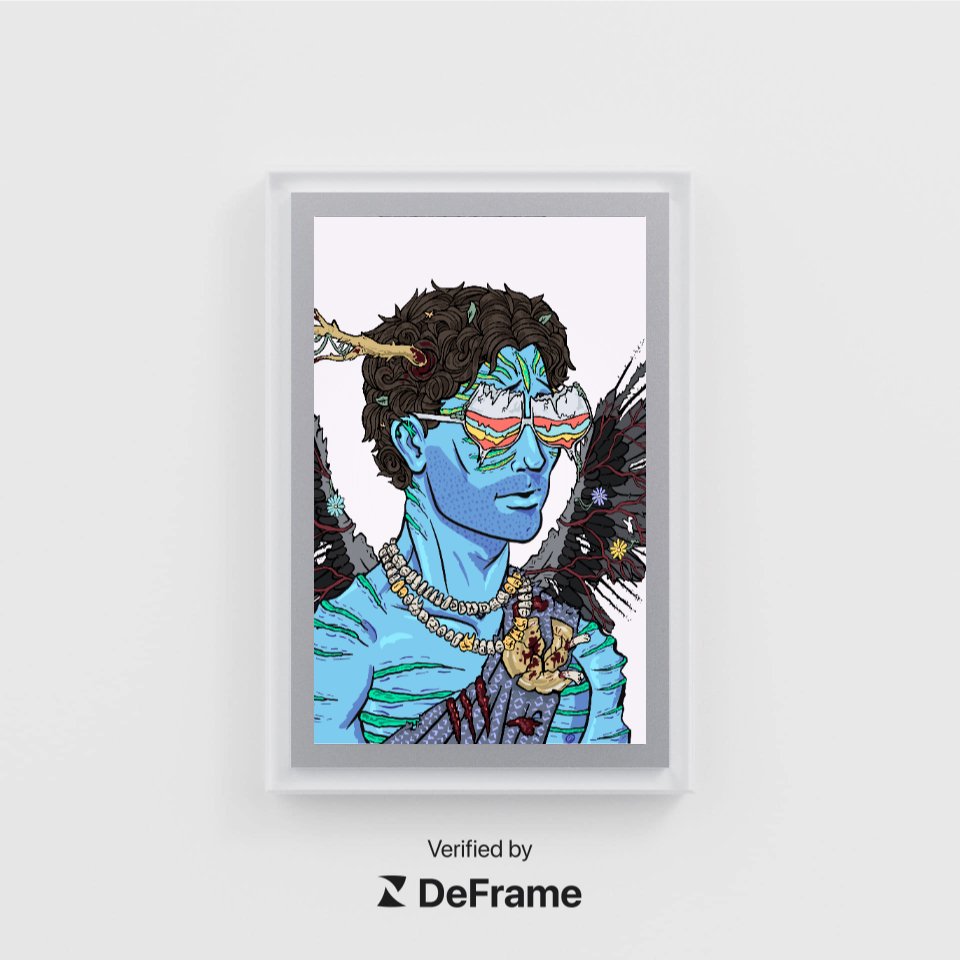 kizobe9d9's tweet photo. I'm displaying my DeGod #4509 @DeGodsNFT on DeFrame @deframeofficial.
Try it now at https://t.co/d3Cf7yBiqc. Get a chance to win 100 $USDC and an NFT display frame for FREE.
#DisplayOnDeFrame #IRL https://t.co/mdsa90VkQ0