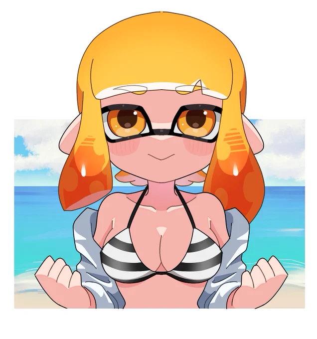 #夏が終わりそうだし今年描いた水着絵を貼ろう  