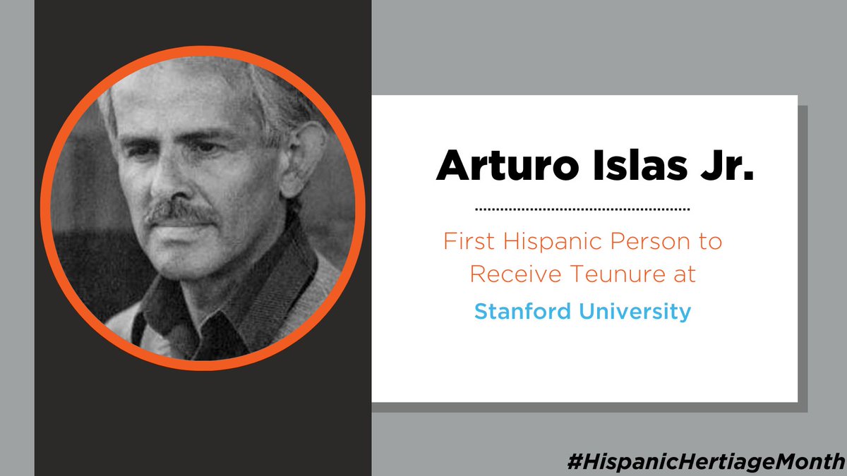 RYHTexas's tweet photo. Highlighting excellent Hispanic educators: Arturo Islas, Jr. (May 25, 1938 – February 15, 1991) was an English professor and Novelist from El Paso. Islas was the first Hispanic faculty member at Standford to receive tenure. #HispanicHeritageMonth #TxED #TxLege #hispaniceducators https://t.co/aDHpmr59WN