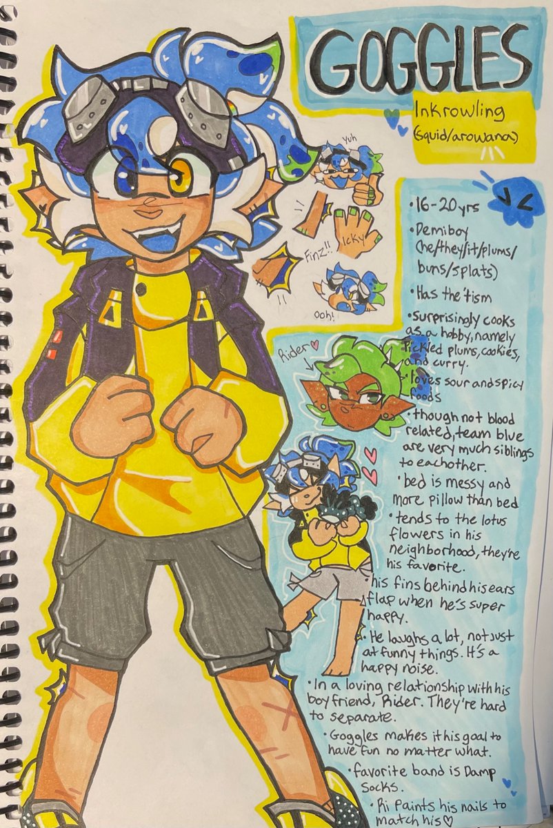 enperryart's tweet photo. Goggles headcanon ref
I’m tired. Support appreciated
#gorai #splatoon3 #splatoon #coroika #corocoro https://t.co/MAV60o0vgw
