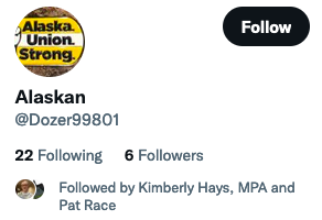 FerriesMoveAK's tweet photo. What do these three accounts have in common? They started trolling us this week, repeat easily refutable stock talking points against AMHS, and each have less than 6 followers. Draw your own conclusions https://t.co/MUkZeMWukm