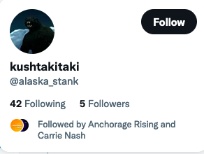 FerriesMoveAK's tweet photo. What do these three accounts have in common? They started trolling us this week, repeat easily refutable stock talking points against AMHS, and each have less than 6 followers. Draw your own conclusions https://t.co/MUkZeMWukm