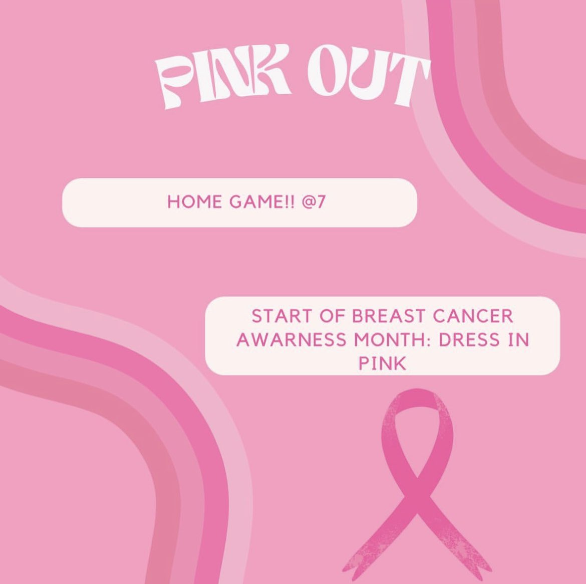 PINK OUT THIS FRIDAY @ HOME!!!💗💗💗