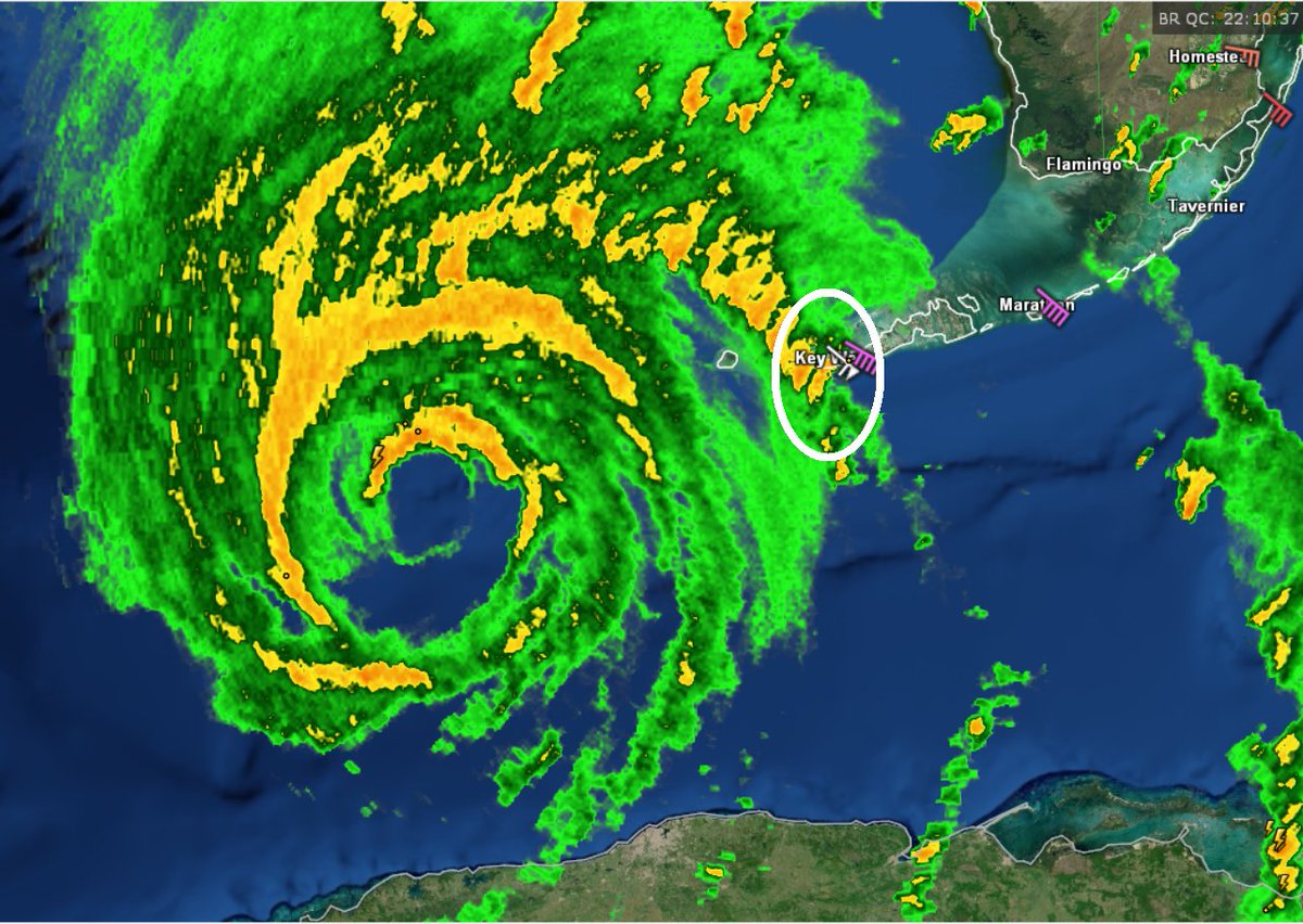 GregPostel's tweet photo. Winds at Key West just gusted to 71 mph in this outer band of extremely dangerous hurricane #Ian  #flwx https://t.co/qiT6YRKPr3