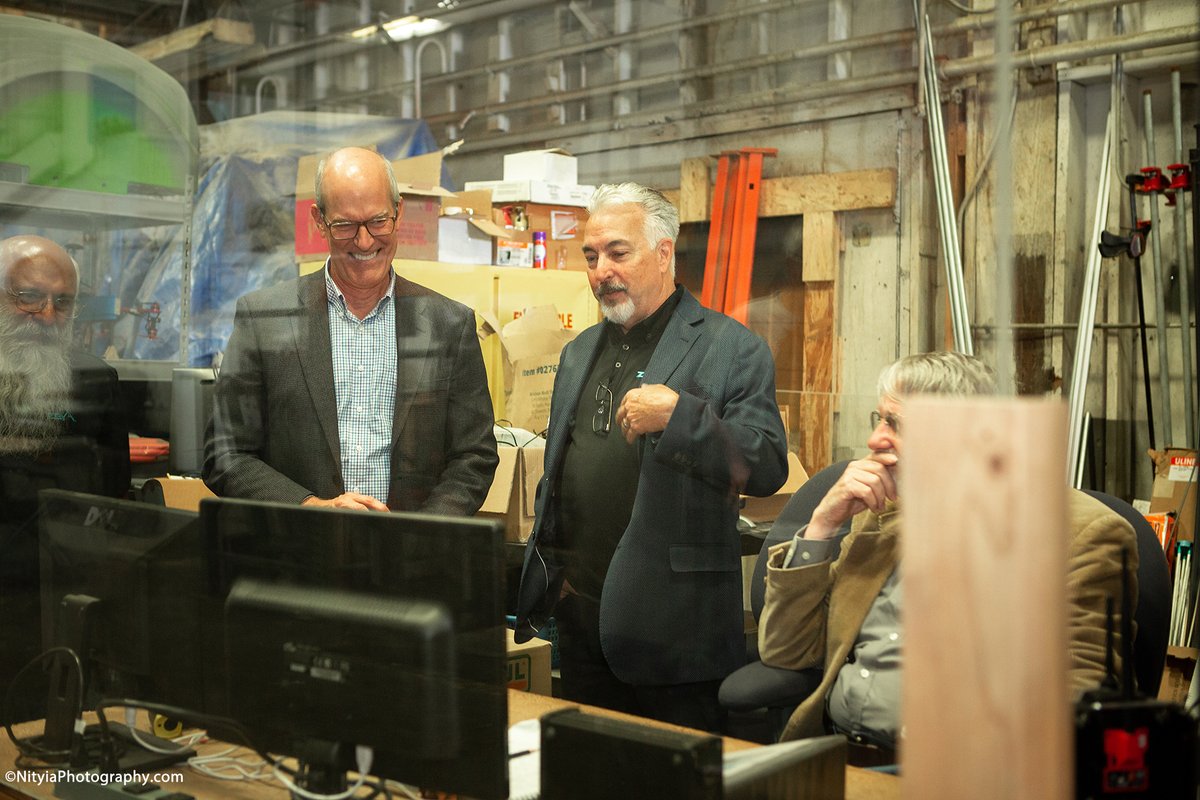 StephenTibbitts's tweet photo. What an honor to welcome @RepRickLarsen to ZEVA’s headquarters yesterday to see our aircraft up close &amp; learn more about @ZEVAAero’s vision &amp; exciting trajectory. I appreciated discussing the future of #eVTOL in our region with a fellow champion for #aviation! https://t.co/COxqdE49tQ