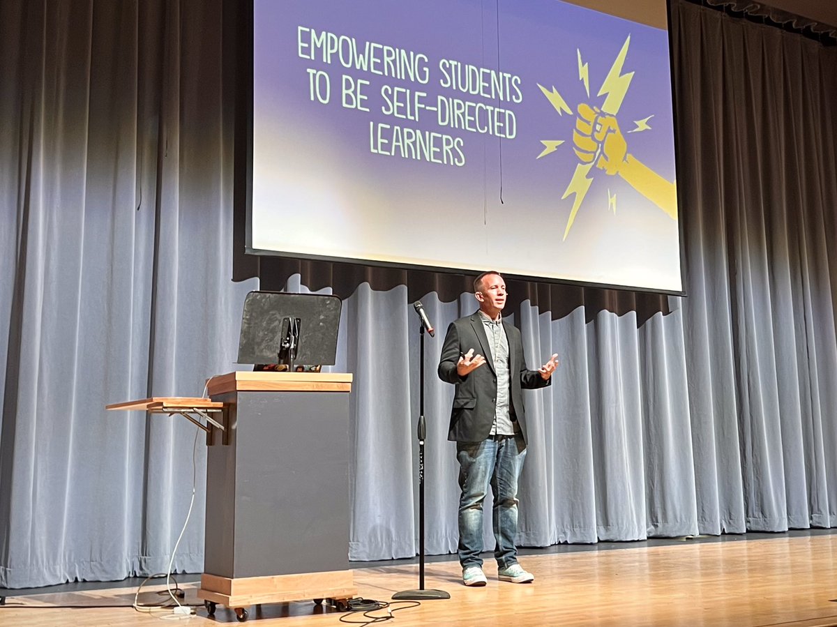 gilbertclassrm's tweet image. So grateful to have @spencerideas with us leading our fall in-service @GoCHCA this week! Great strategies for cultivating self-directed learners &amp;amp; great ideas for building student-centered assessment!