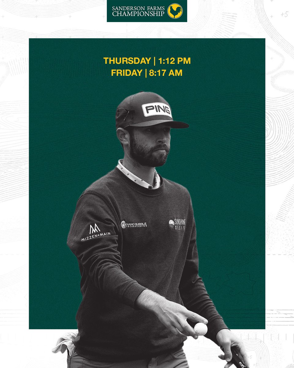 Let’s go <a href="/Sanderson_Champ/">Sanderson Farms Championship</a> <a href="/PingTour/">PING GOLF</a> <a href="/PGATOUR/">PGA TOUR</a> @MizzenAndMain <a href="/Titleist/">Titleist</a>