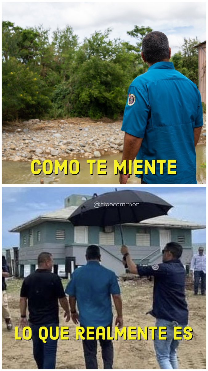 tipocommon's tweet photo. Las dos caras de @GovPierluisi @pedropierluisi https://t.co/vVmBa3ITJJ