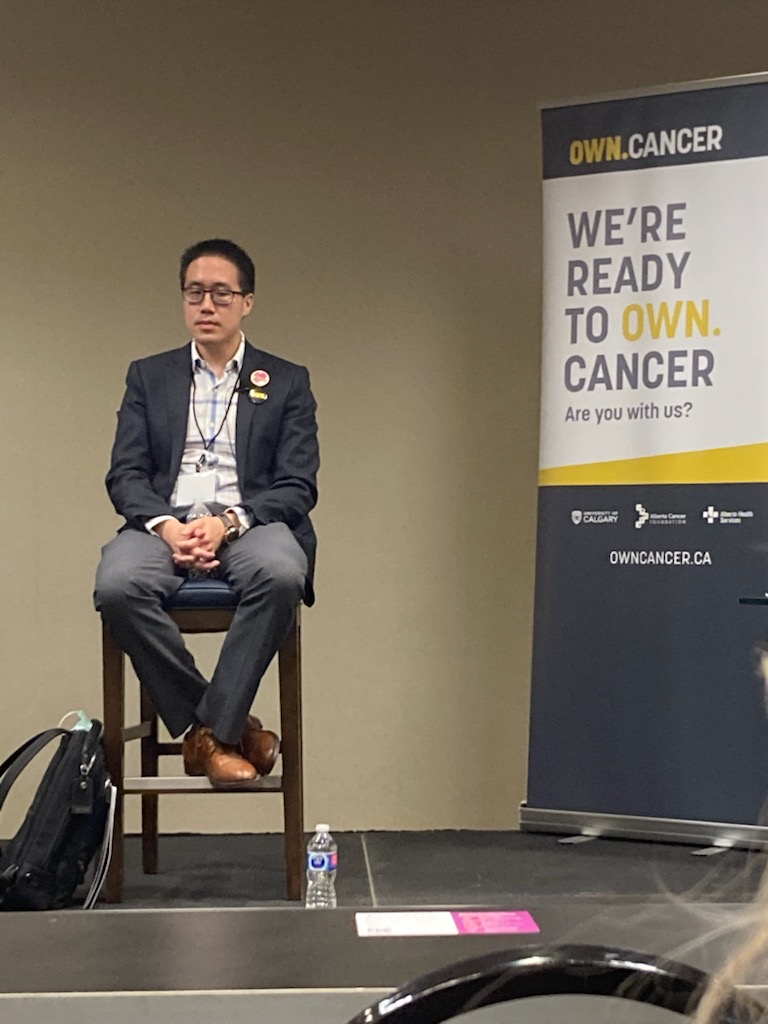 albertacancer's tweet photo. Dr. Michael Chu, Dr. Irwindeep Singh and Dr. Douglas Mahoney at the @Bioalberta panel today discussing Alberta's clinical and commercial opportunity in cellular immunotherapy.

#Wecrosscancer @owncancer @AHS_media @UCalgary @UAlberta https://t.co/7VELwKLngL
