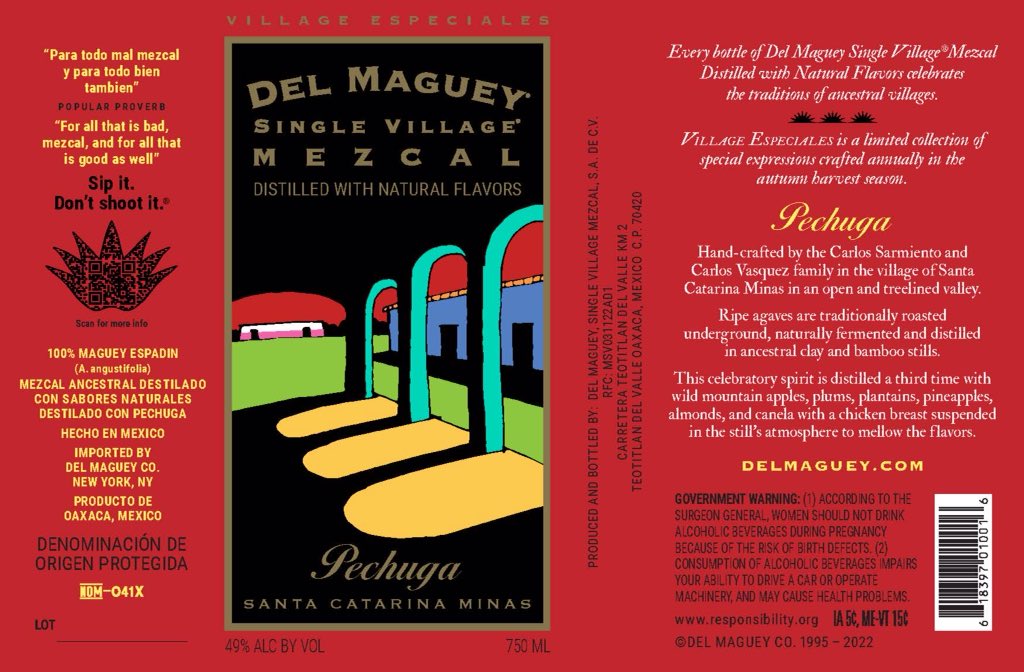 VancouverGuero's tweet photo. Btw. Really digging the re-vamped Del Maguey #KenPrice art labels 🔥#mezcal @Pernod_Ricard https://t.co/k97kGstVp3
