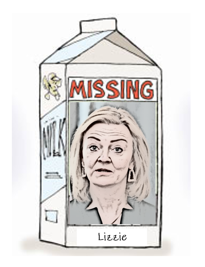 MittensOff's tweet photo. Missing: Please check your fridges... #LizTrussPM #MissingPM #ToriesUnfitToGovern #GeneralElectionNow https://t.co/3xWf5TDlSM