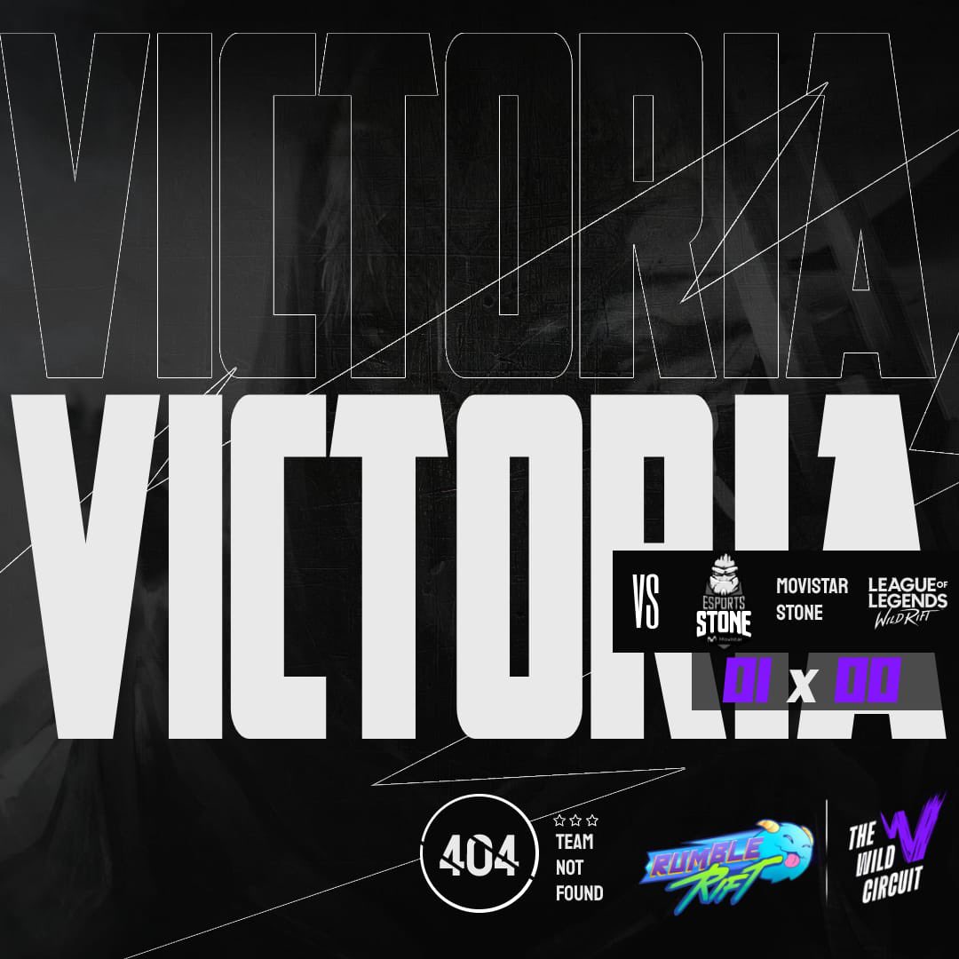 Y SE GANO!
Gran partido de los chicos contra un importante rival como lo es StoneMovistar. 

Mañana continúa nuestro camino en esta liga para clasificar a la Rumble Rift Fase 2!