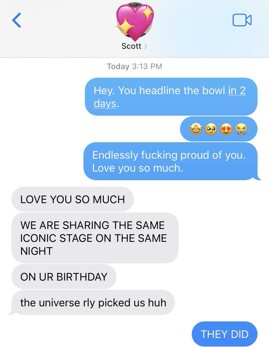 Imagine…10 years ago Scott &amp; Mario having this convo?! 🥹💖😭✨🙌

brb, crying tears of joy until further notice…