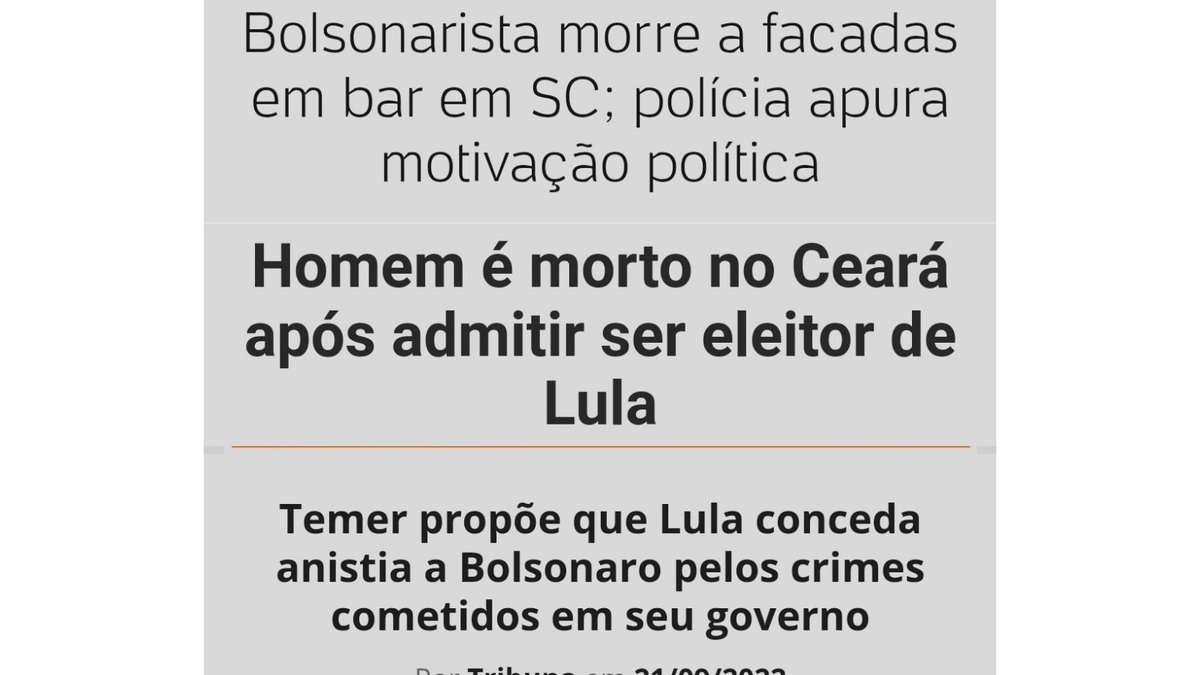 Enquanto o povo se mata, Bolsonaro e Lula se protegem. Não seja mais enganado, vote #Ciro12Presidente